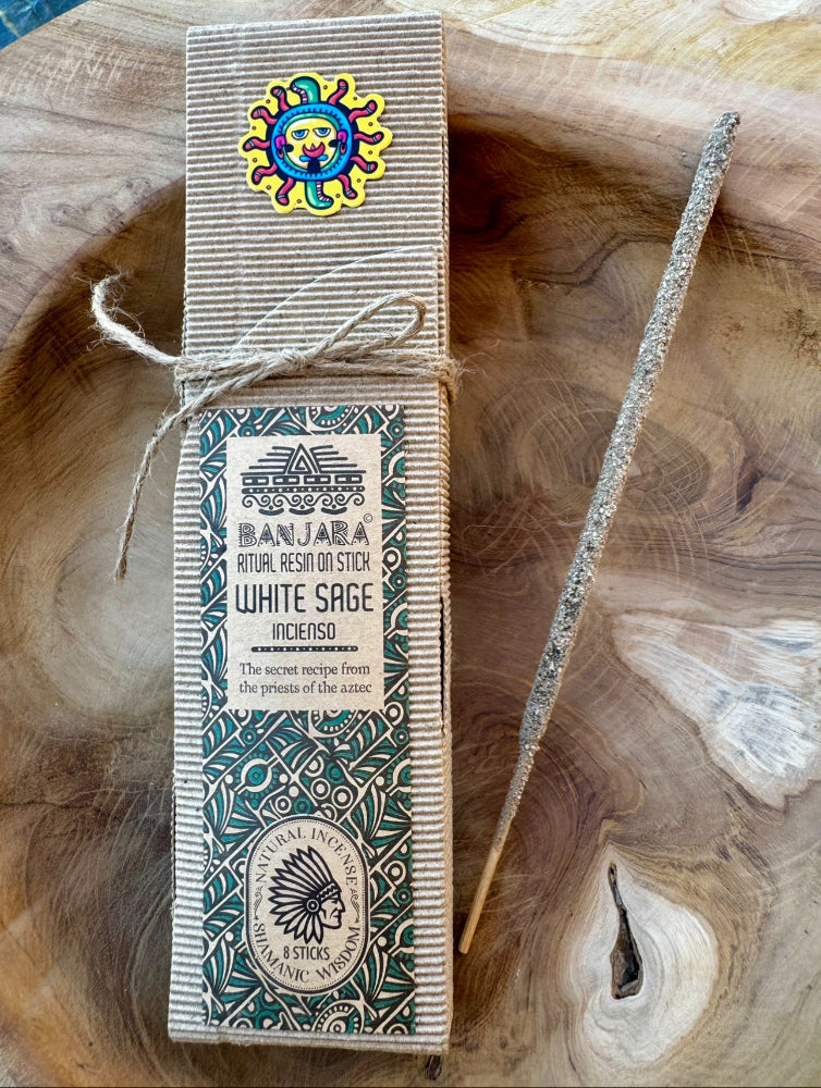 Incienso Ritual Artesanal de Salvia Blanca