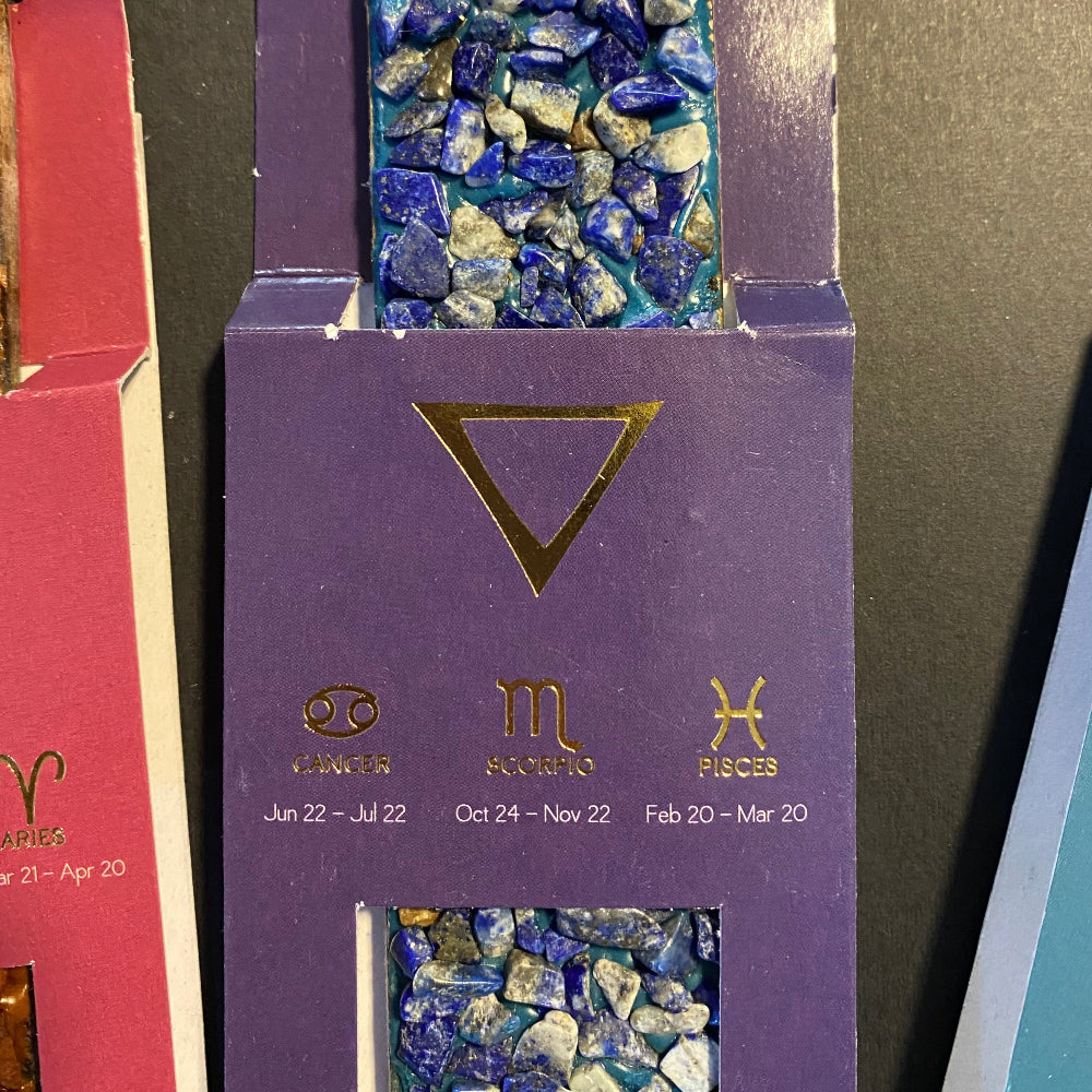 Incensario de minerales de lapislázuli