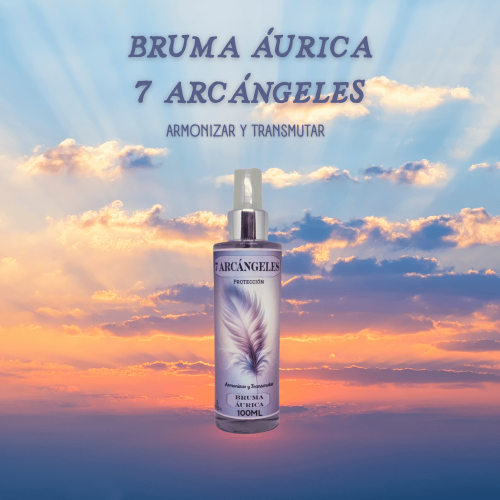 Bruma Áurica 7 Arcángeles 100ml - Protección y Armonía | Magicka Shop SKU BRUMA-ARC7-100