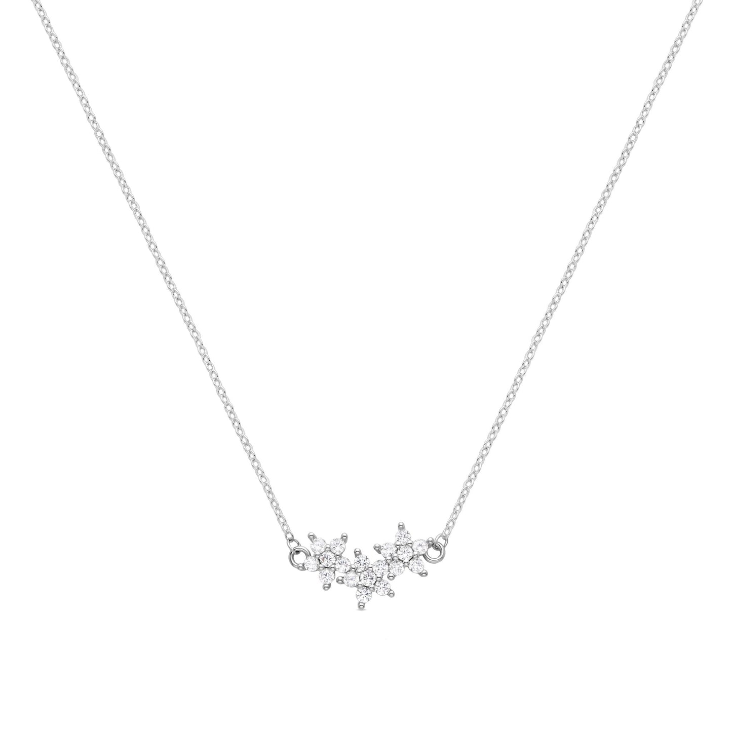 Collar acabado plata