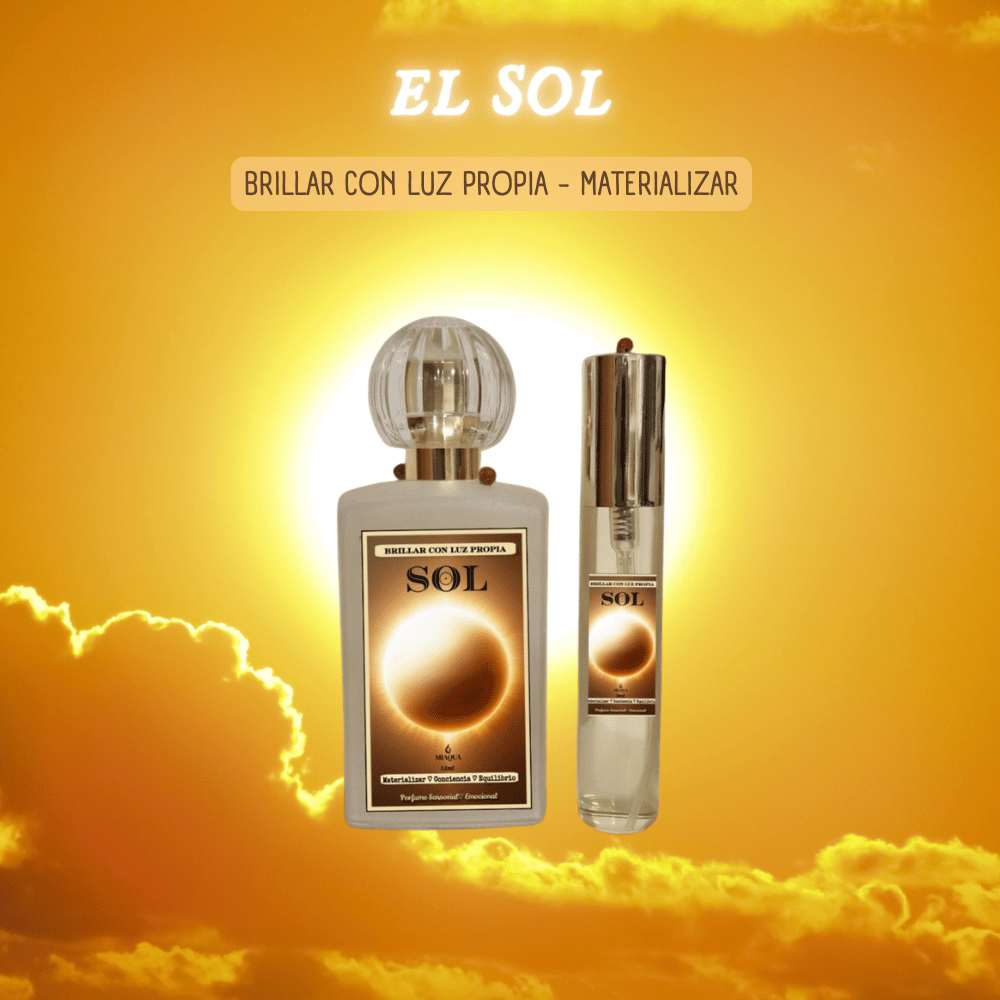 Perfume El Sol 50ml - Vitalidad y Brillo Propio | Magicka Shop SKU PERF-SOL-50