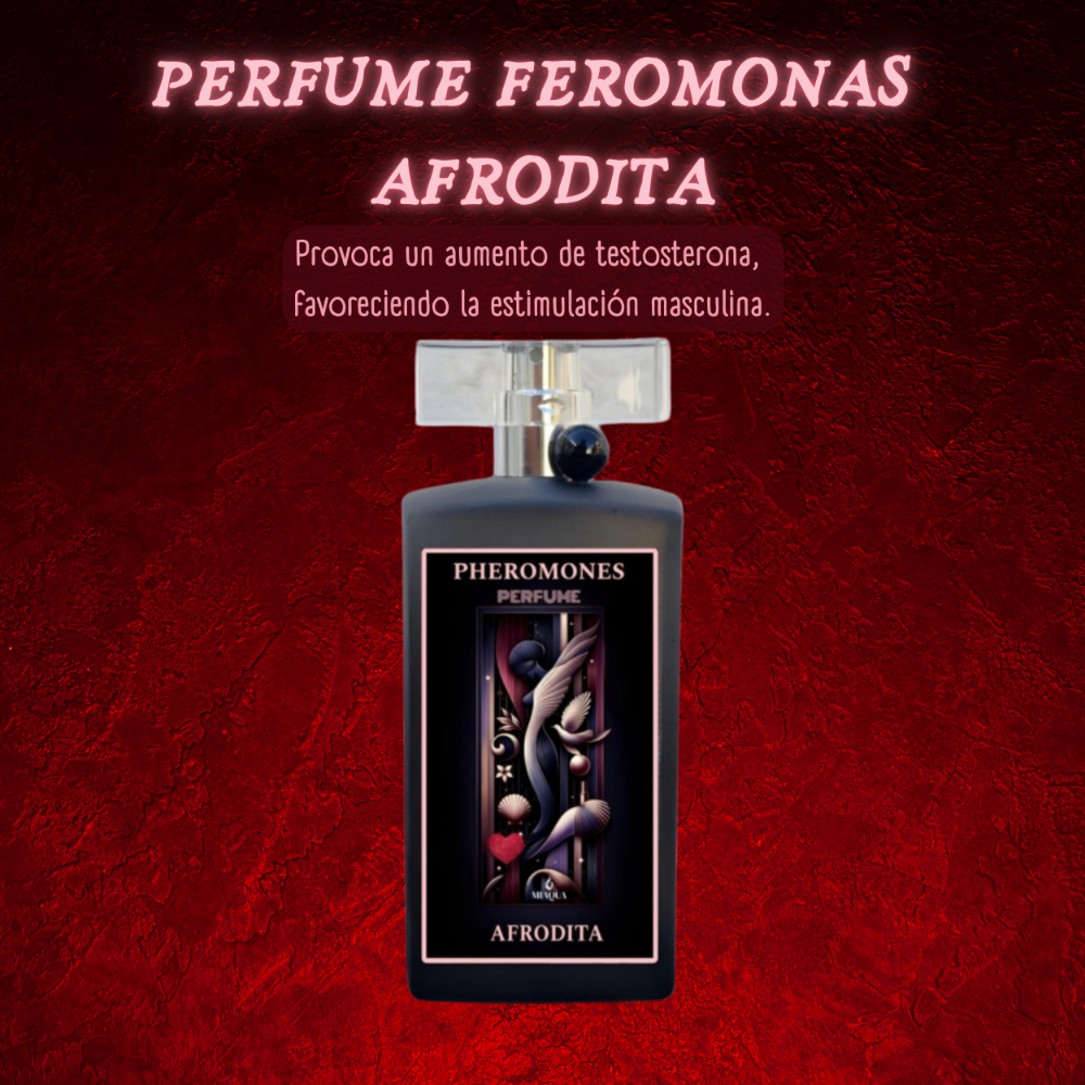 Perfume Afrodita con Feromonas 50ml - Seducción y Poder | Magicka Shop SKU PERF-AFRODITA-50