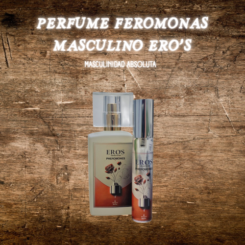 Perfume Ero's con Feromonas para Hombre 50ml - Atracción Masculina | Magicka Shop SKU PERF-EROS-50