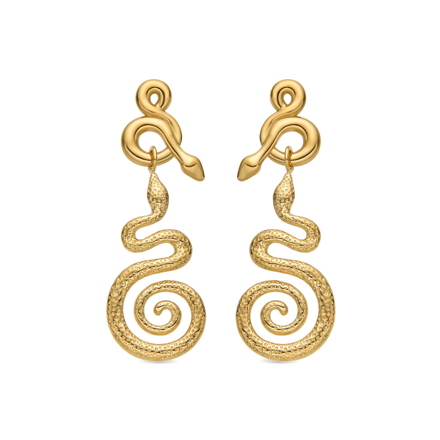 Pendientes acabado oro 18k - Khayla
