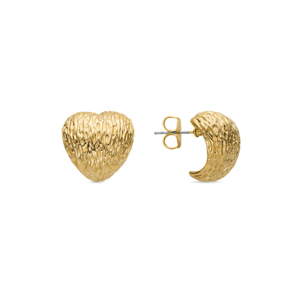 Pendientes acabado oro 18k - Saleth