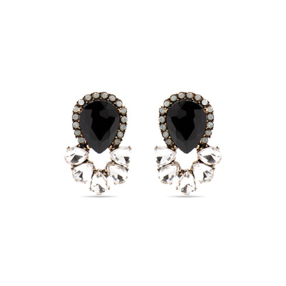 Pendientes con Cristal Multicolor acabado oro 18k - Likore