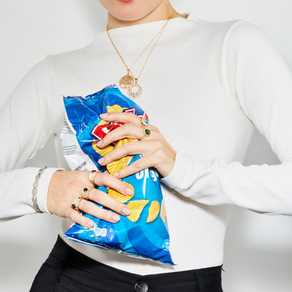 Collar con Circonita Brillante acabado oro 18k - Timew