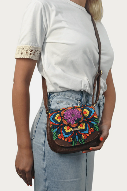 Bolso bandolera pequeño de mujer Iris Multicolor | CHULA Tulum