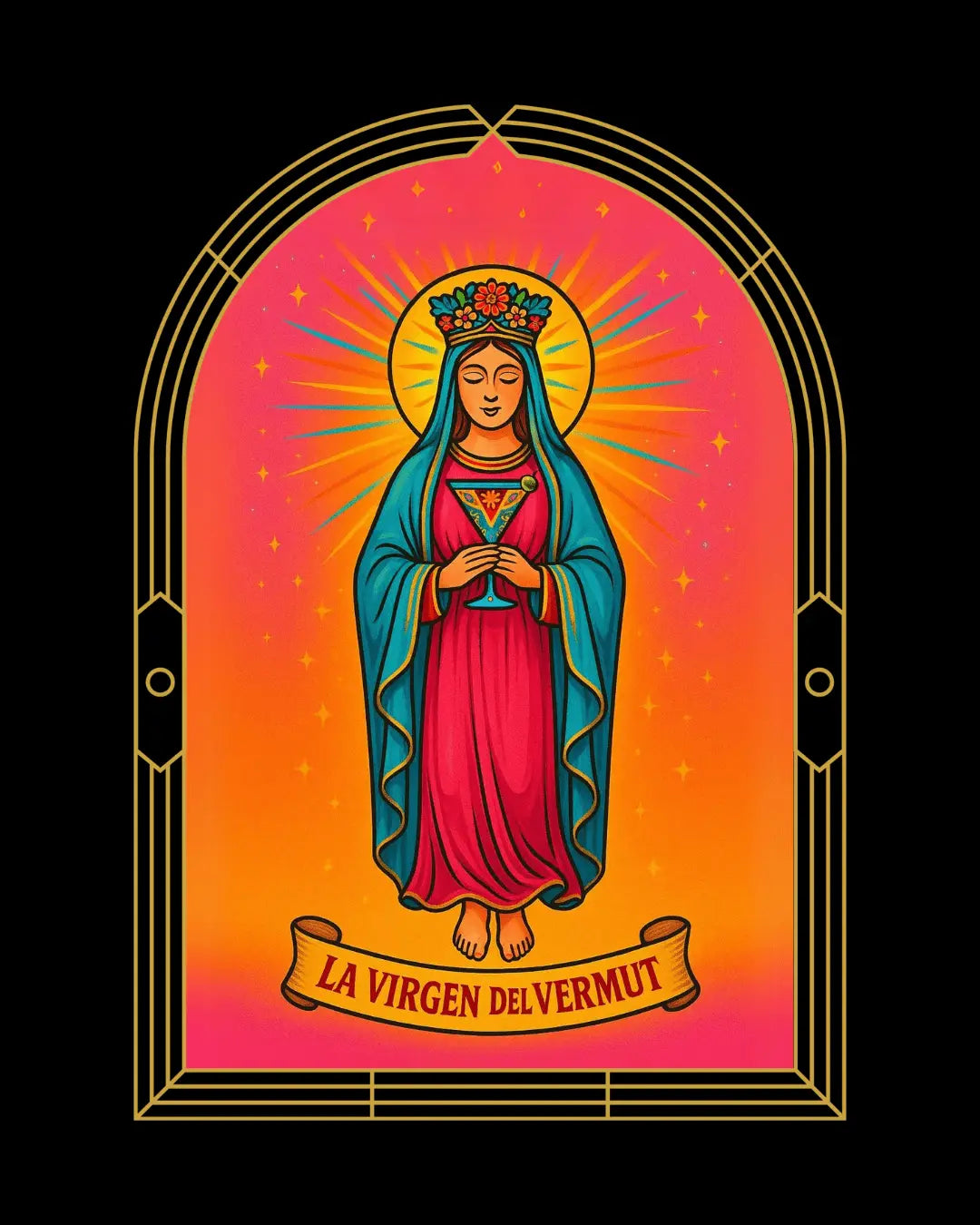 Camiseta La Virgen del Vermut
