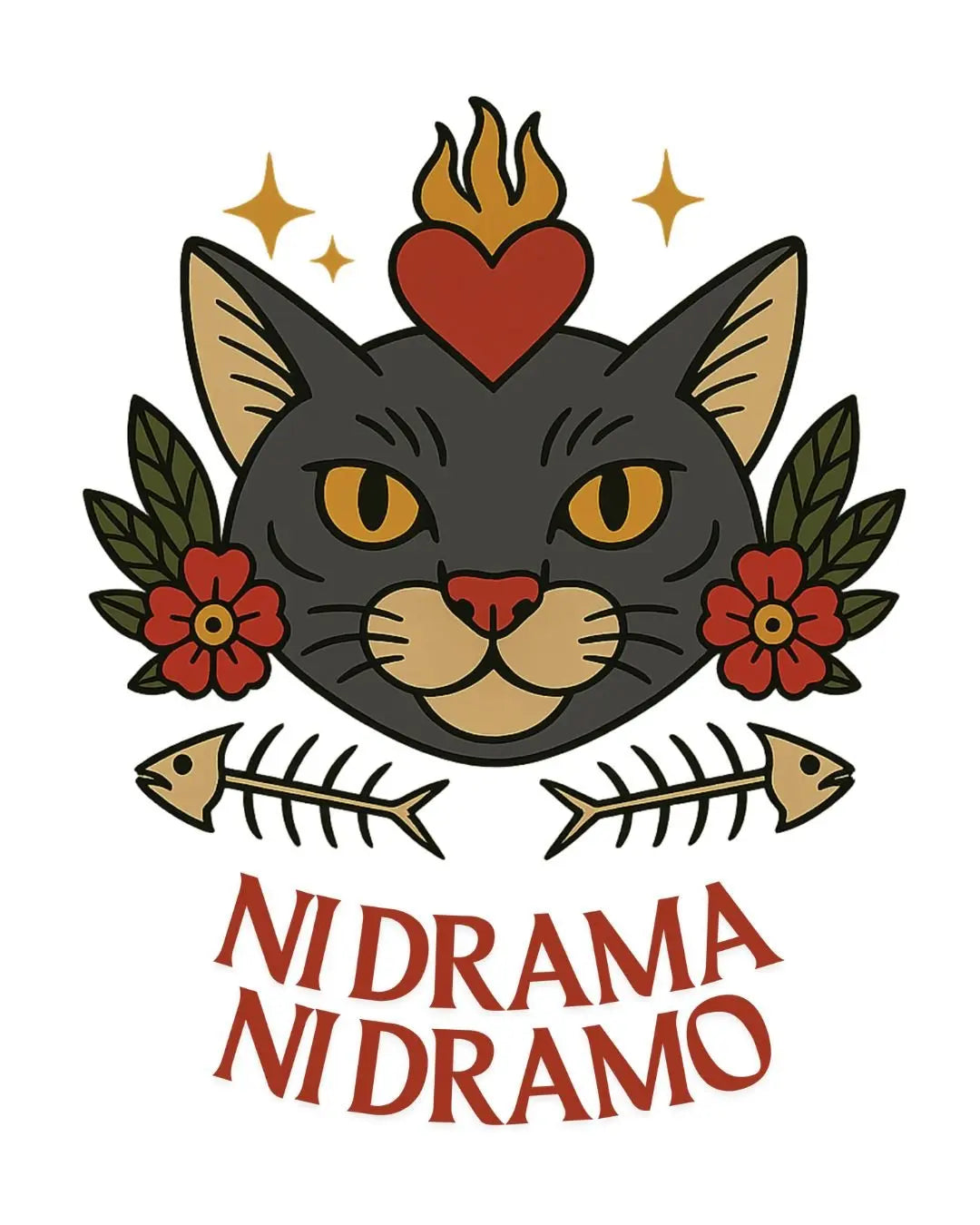 Camiseta ni drama ni dramo