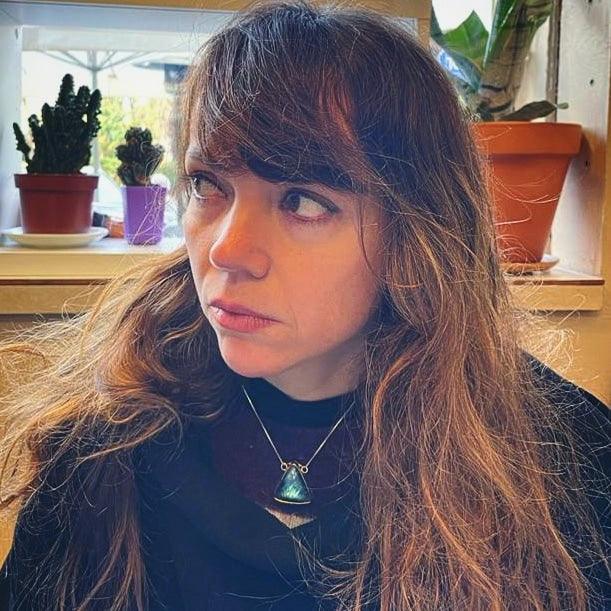 Colgante Labradorita de Madagascar - Piedra de la suerte