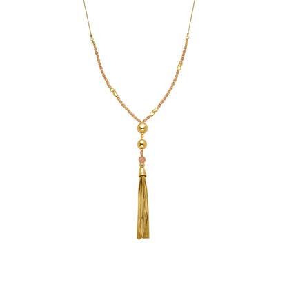 Collar acabado en oro amarillo 18K