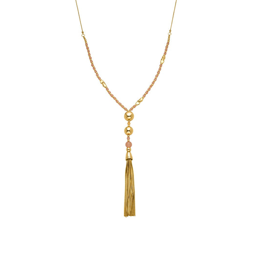 Collar acabado en oro amarillo 18K