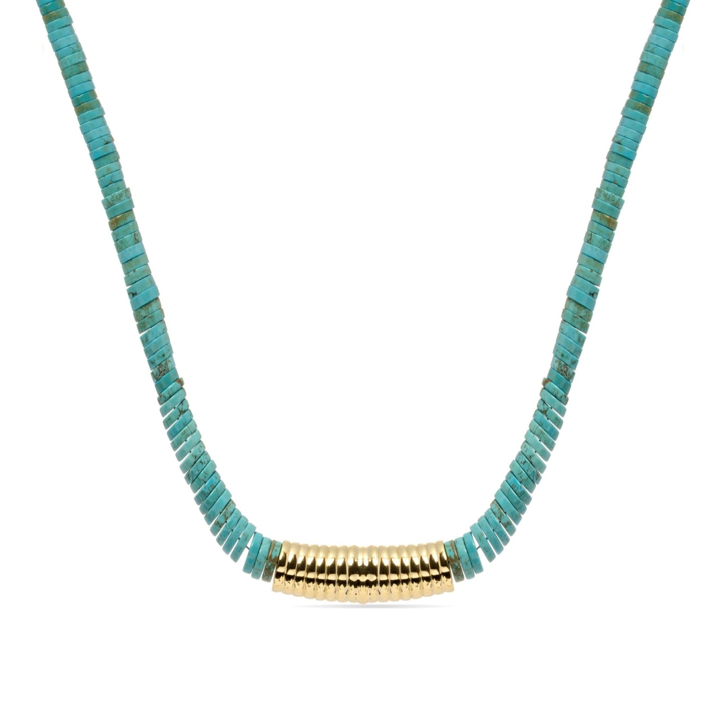 Collar acabado en oro amarillo de 18 kts