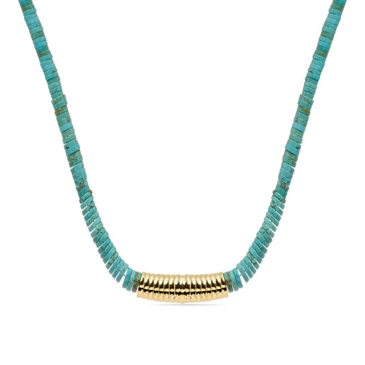 Collar acabado en oro amarillo de 18 kts