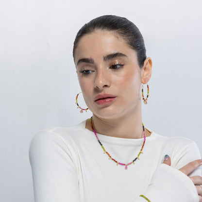 Collar acabado en oro amarilo 18k