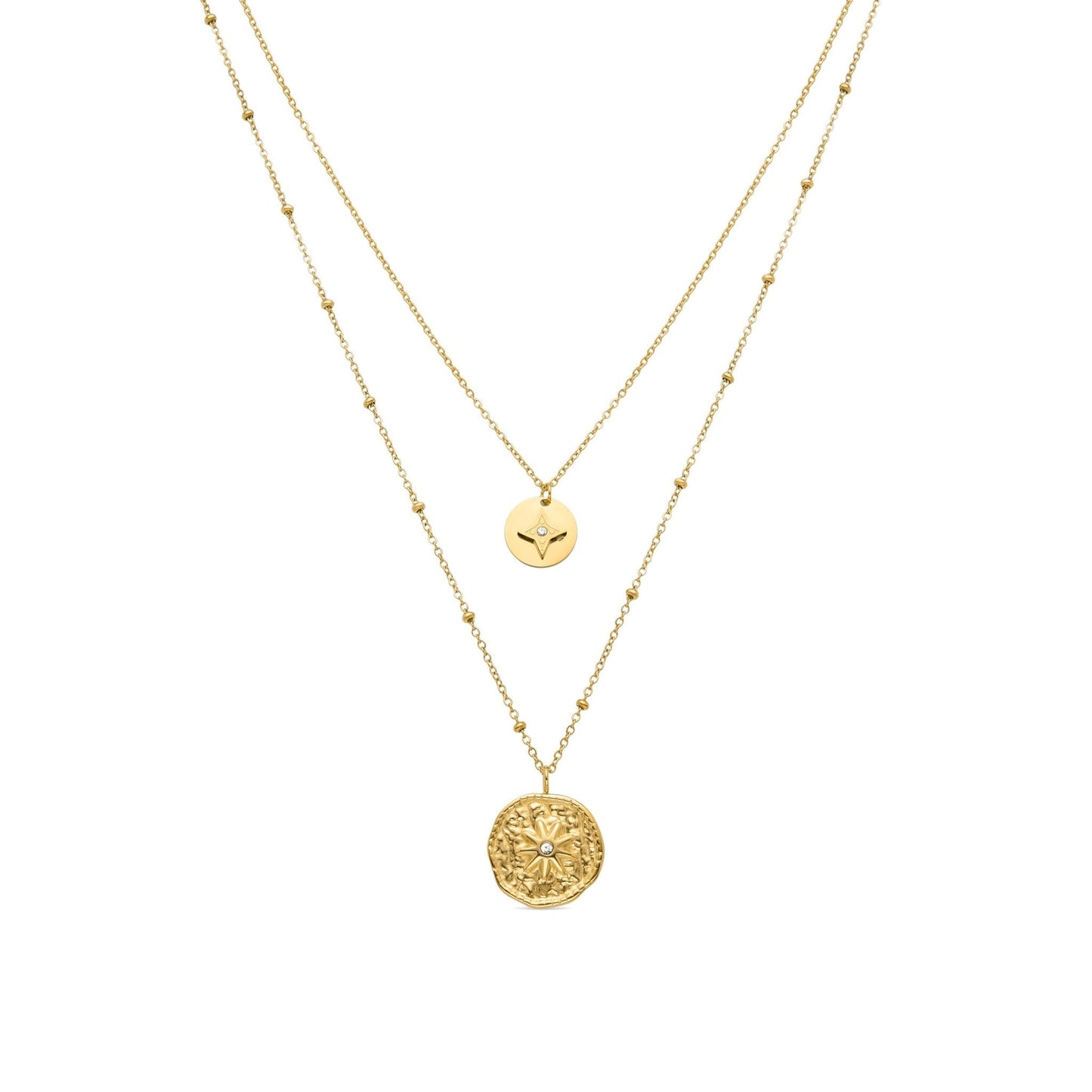 Collar acabado oro 18k