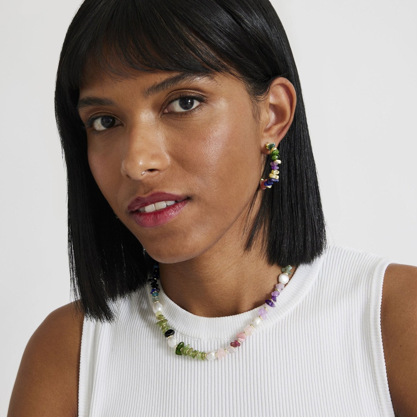 Collar acabado oro 18k