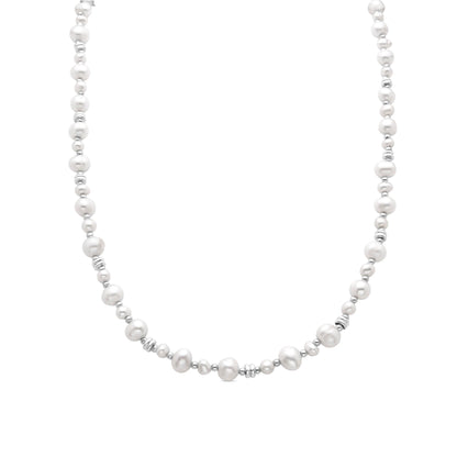 Collar acabado plata