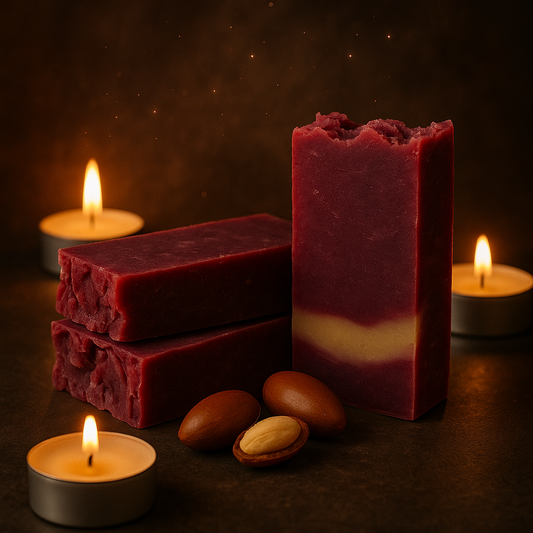 Jabón artesanal de manteca de karité nutritivo e hidratante SKU JAB-0020
