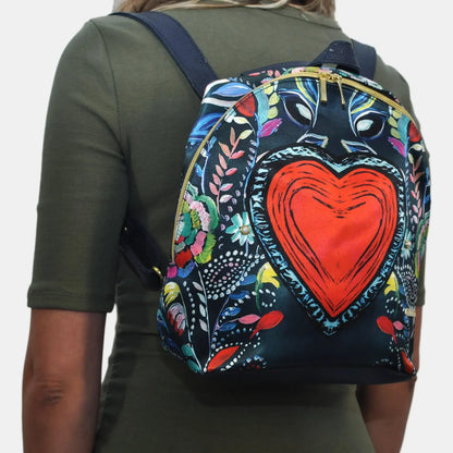 Mochila pequeña de Mujer y Bolso de hombro Mini BackPack Daily Heart Corazón | CHULA Tulum