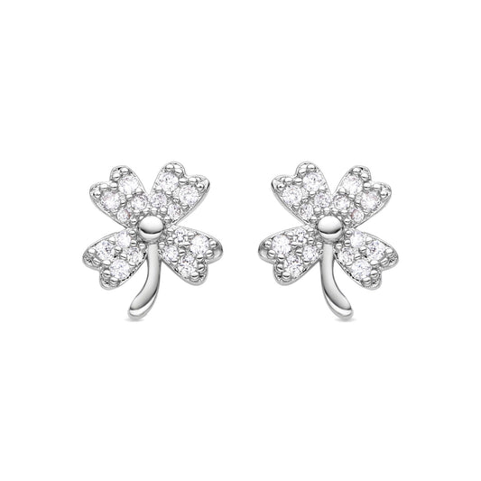 Pendientes acabado plata