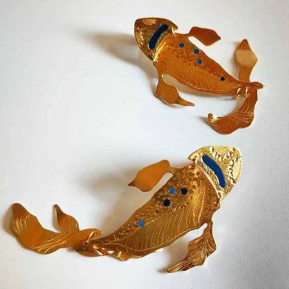 Pendientes Piscis Acuarela