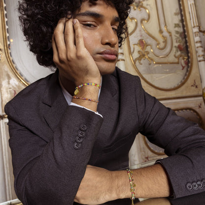 Pulsera acabado oro 18k